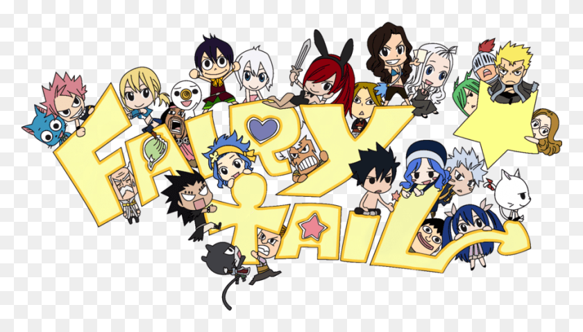 901x485 Fairy Tail Chibi Fairy Tail Chibis, Comics, Book, Graphics HD PNG Download