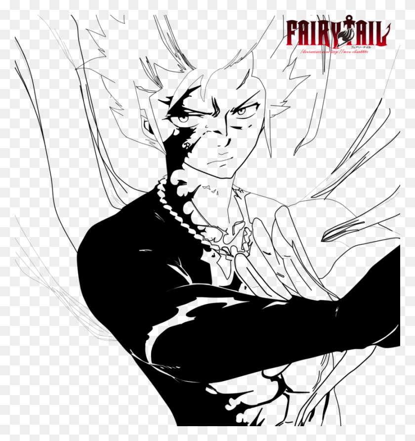 865x924 Fairy Tail Gray Gray Devil Slayer Drawing, Symbol HD PNG Download