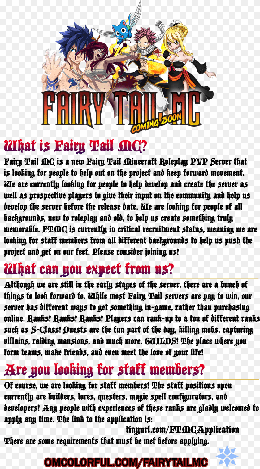 Fairy Tail Mc, Advertisement, Poster, Book, Publication Sticker PNG