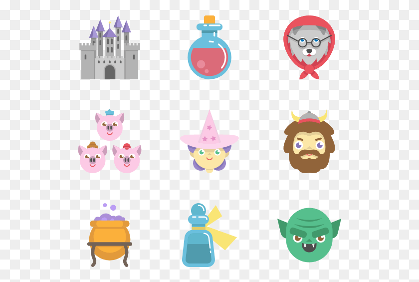 529x505 Fairy Tales Elements Fairy Tale Icon, Graphics, Angry Birds HD PNG Download