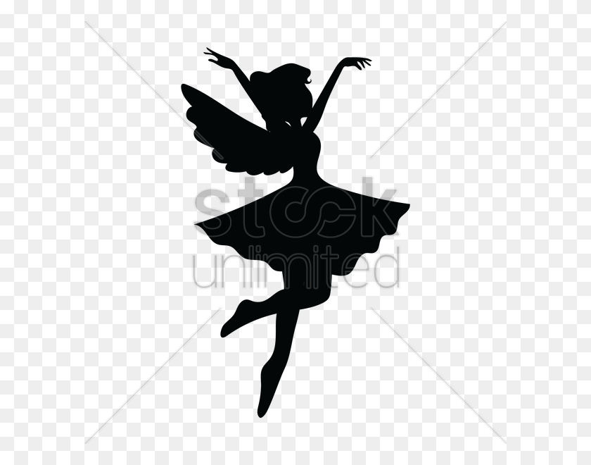 600x600 Fairy Vector Image Outline Of A Fairy, Bow, Symbol, Tripod HD PNG Download