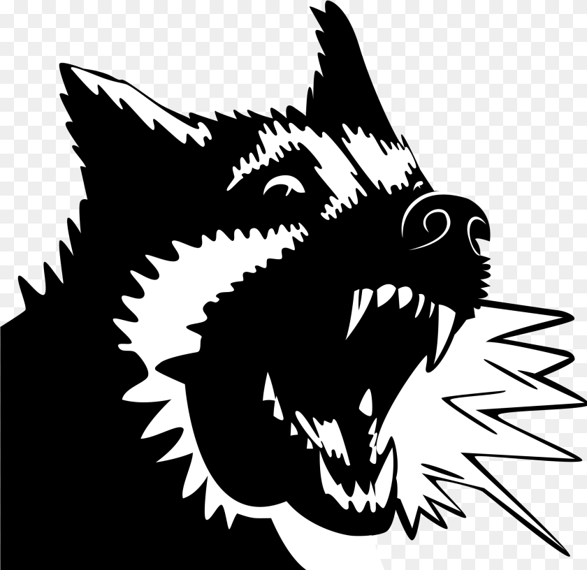 Faith No More Dog, Stencil, Animal, Fish, Sea Life Sticker PNG