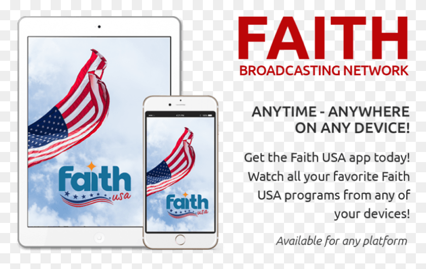785x475 Faith Usa App Live Stream V2 Broadcast Network, Mobile Phone, Phone, Electronics HD PNG Download