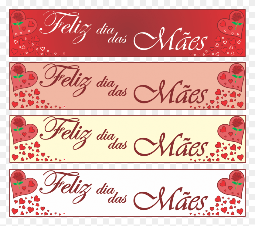 1228x1080 Faixa Feliz Dia Das Mes Christmas Card, Text, Handwriting, Label HD PNG Download