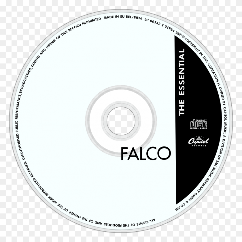 1000x1000 Falco The Essential Falco Cd Disc Image Cd, Disk, Dvd HD PNG Download