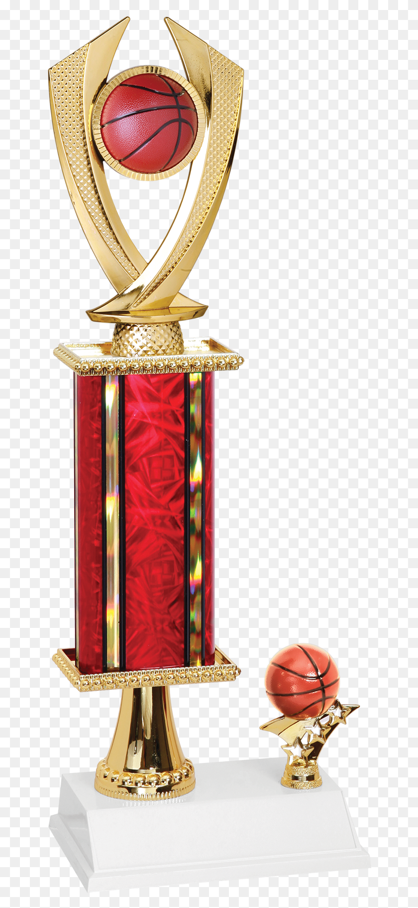 654x1762 Falcon Basketball Trophy Trophy, Lamp HD PNG Download