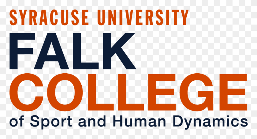 902x455 Falk College Of Sport And Human Dynamics Syracuse University Falk College, Word, Text, Label HD PNG Download