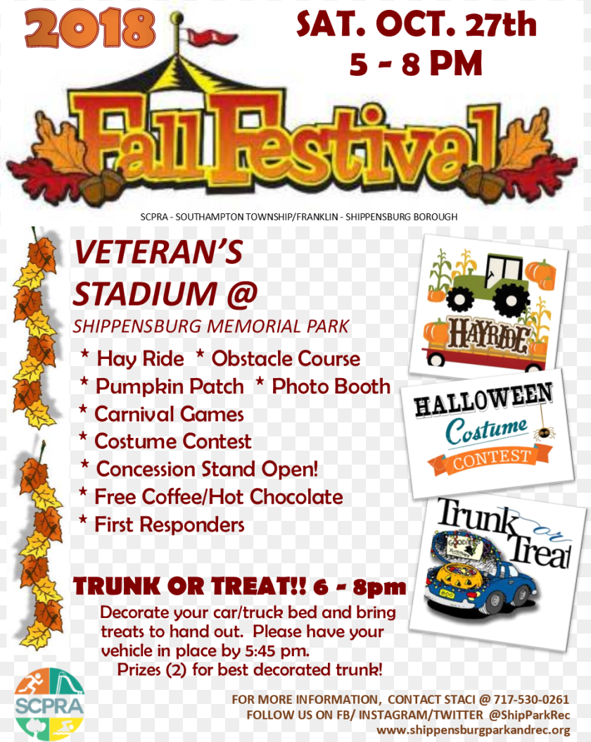 959x1203 Fall Fest 2018 Trunk Or Treat Carnival Flyer, Advertisement, Poster, Car, Machine PNG