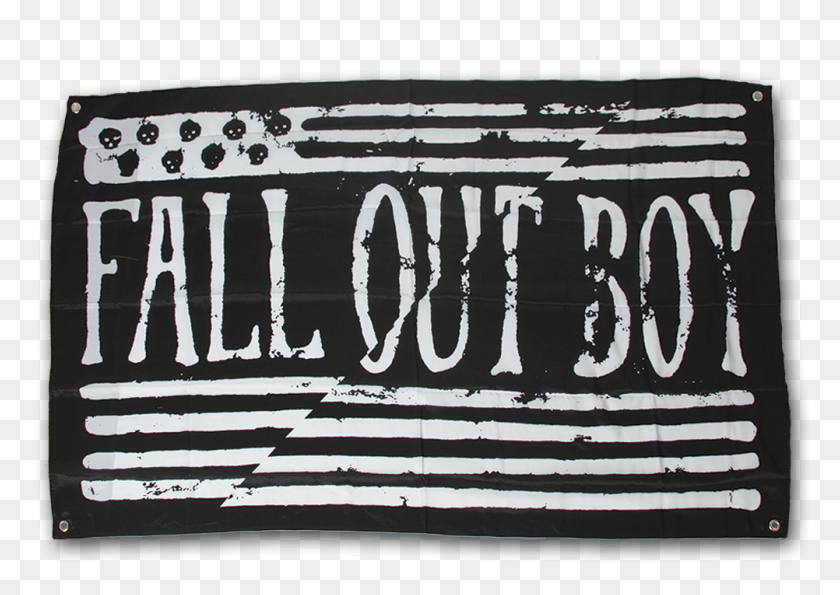 1002x688 Descargar Png / Bandera De Fall Out Boy, Texto, Word, Logo Hd Png