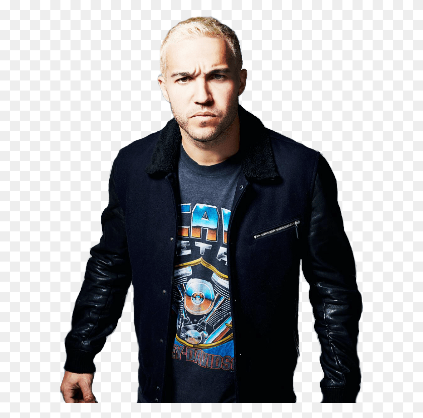 603x771 Fall Out Boy Transparent Leather Jacket, Clothing, Apparel, Coat HD PNG Download
