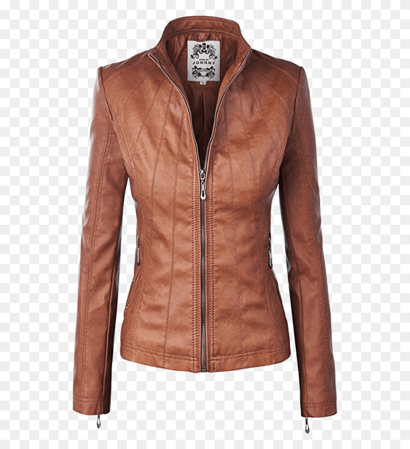 545x859 Fall Outfit Challenge 2017 Jackets And Completer Pieces Womens Fitted Brown Leather Jacket, Clothing, Apparel, Coat HD PNG Download