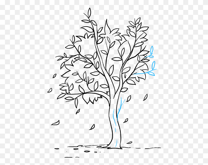 461x607 Fall Really Easy Drawing Trees In Fall Drawing, Text, Sport, Sports HD PNG Download