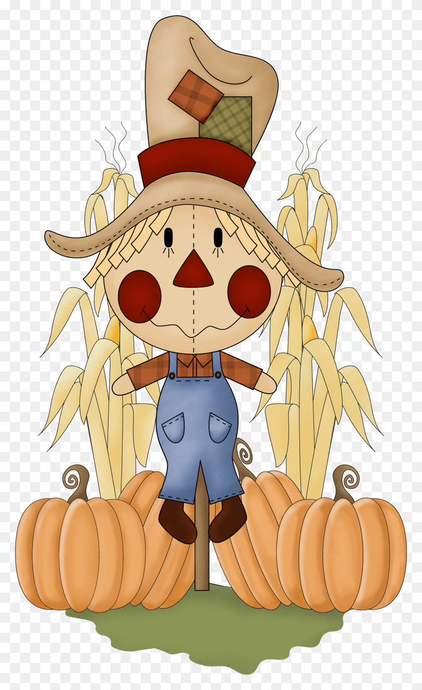 1972x3324 Fall Scarecrow Cliparts Clip Art, Food, Plant, Halloween HD PNG Download