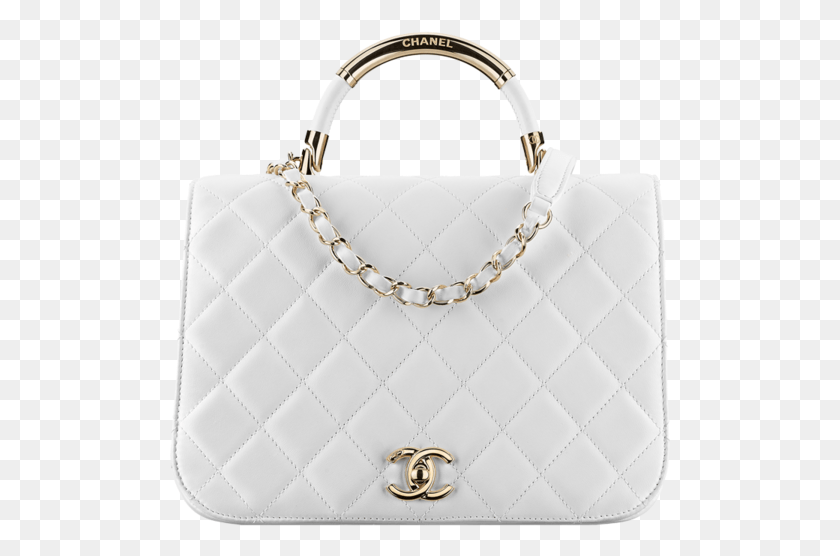 503x496 Fall Winter 201617 Chanel Bag With Gold Handle, Handbag, Accessories, Accessory HD PNG Download