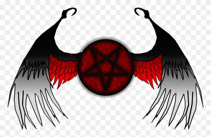 900x563 Fallen Angel Logo, Symbol, Star Symbol, Emblem Descargar Hd Png