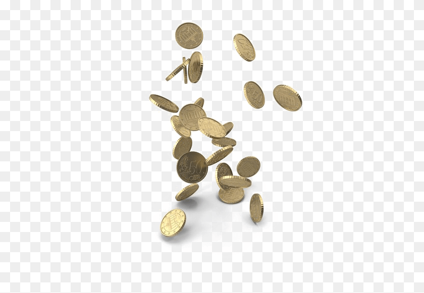 369x521 Falling Coins Transparent Picture Portable Network Graphics, Money, Coin, Plant HD PNG Download