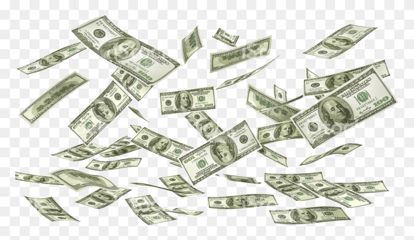 1022x561 Falling Money Transparent Background, Dollar HD PNG Download