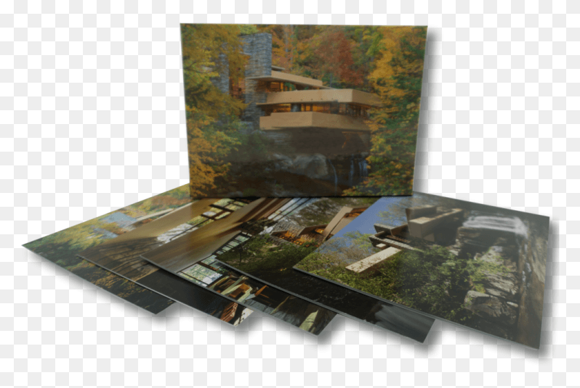 1025x662 Fallingwater Boxed Card Set Visual Arts, Poster, Advertisement, Flyer HD PNG Download