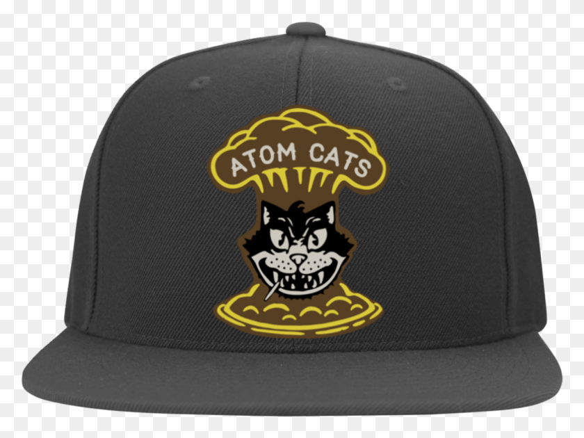 1142x835 Fallout 4 Atom Cats Fan Art Yupoong Flat Bill Twill Fallout 4 Atom Cats Logo, Clothing, Apparel, Baseball Cap HD PNG Download