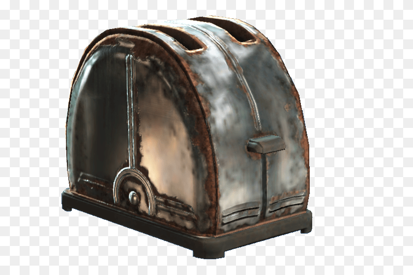 592x499 Fallout 4 Toaster Furniture, Helmet, Clothing, Apparel HD PNG Download