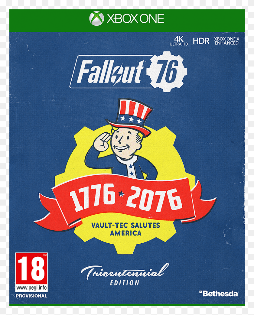 795x1001 Fallout 76 Tricentennial Edition Inhalt, Реклама, Плакат, Флаер Png Скачать