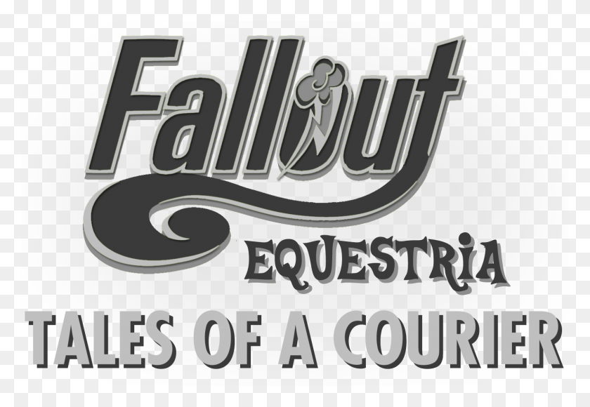 1500x1000 Fallout Logo Transparent Image Fallout Equestria Logo, Text, Word, Label HD PNG Download