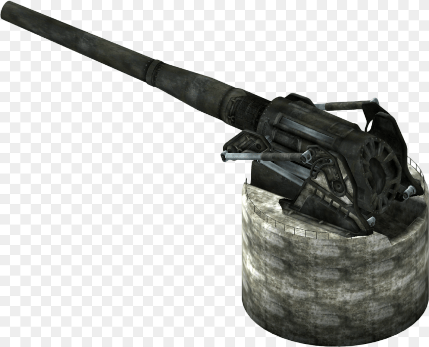 1132x917 Fallout New Vegas Artillery, Weapon, Cannon, Gun Transparent PNG