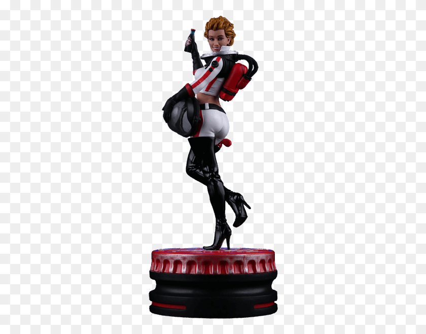 256x598 Fallout Nuka Cola Girl Statue, Person, Human, Clothing HD PNG Download