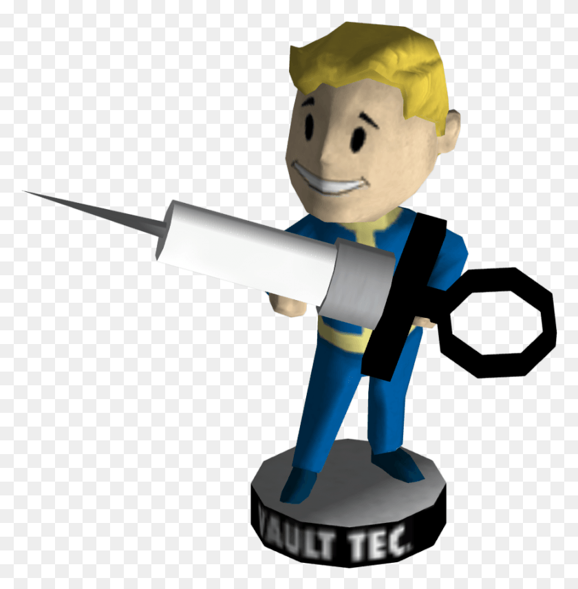 874x892 Fallout Speech Bobblehead, Toy, Injection, Figurine HD PNG Download