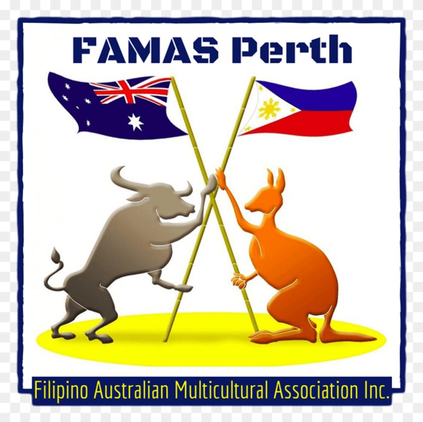 925x923 Famas Perth Logo Final, Symbol, Flag, Antelope HD PNG Download