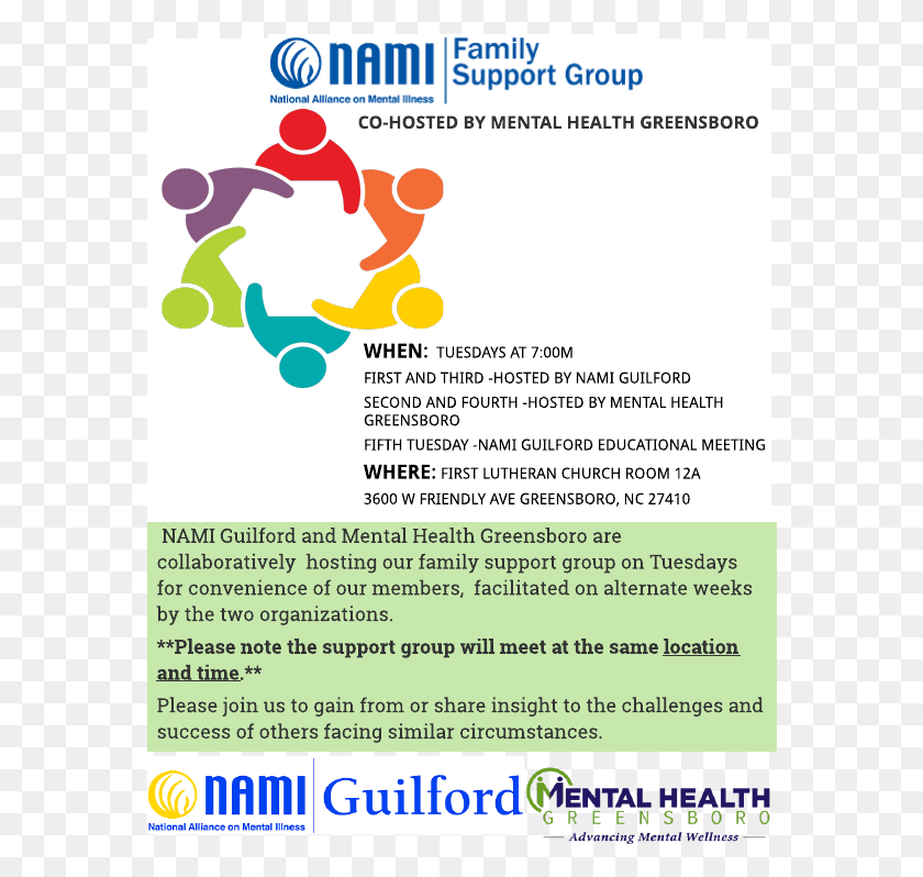 575x738 Family And Friends Support Group National Alliance On Mental Illness, Poster, Advertisement, Flyer HD PNG Download