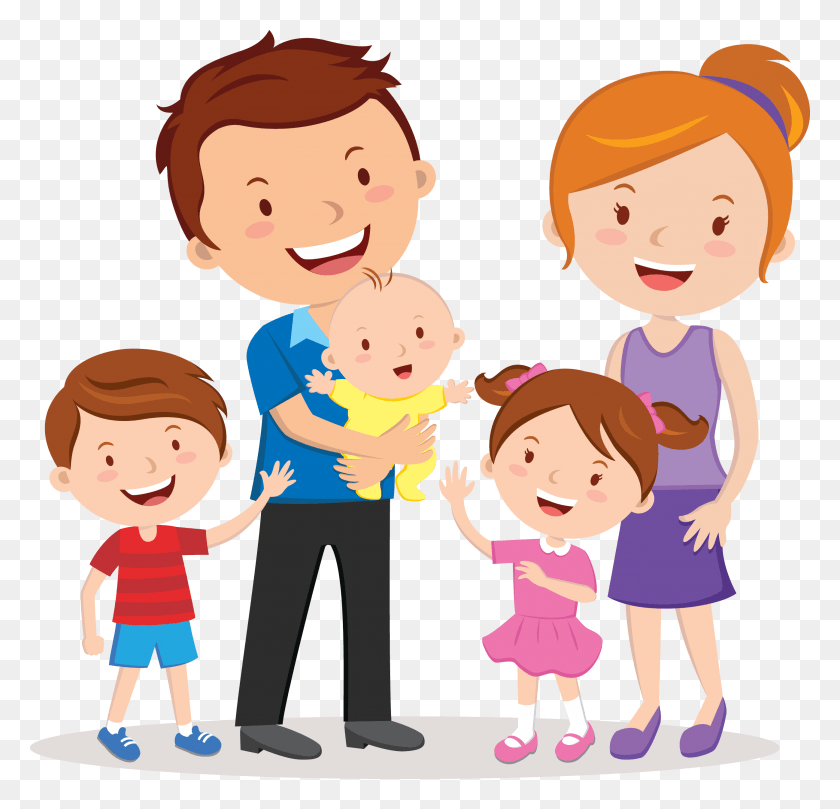 2597x2494 Family Clipart, People, Person, Human HD PNG Download