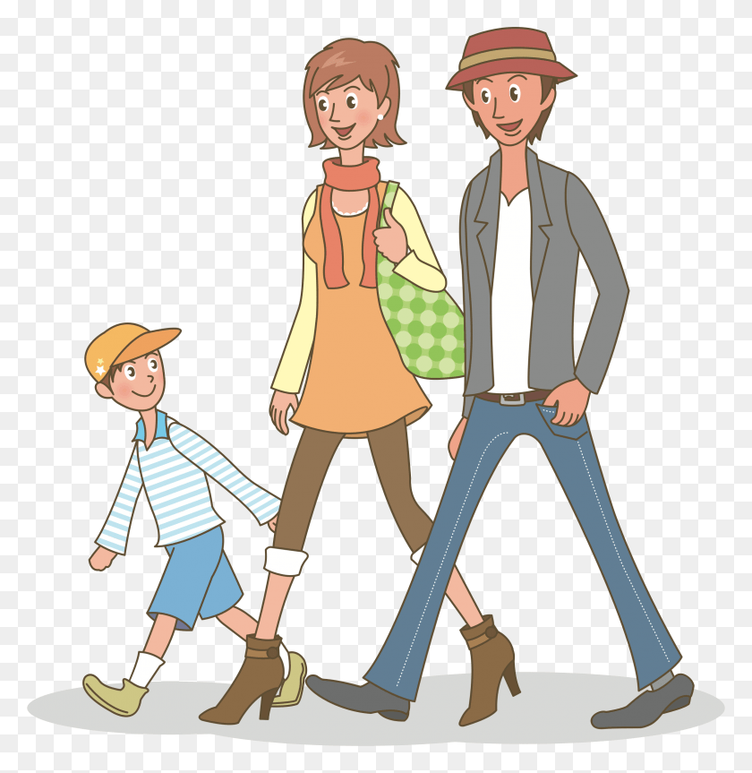 2320x2389 Family Clipart Animation, Person, Human, People HD PNG Download
