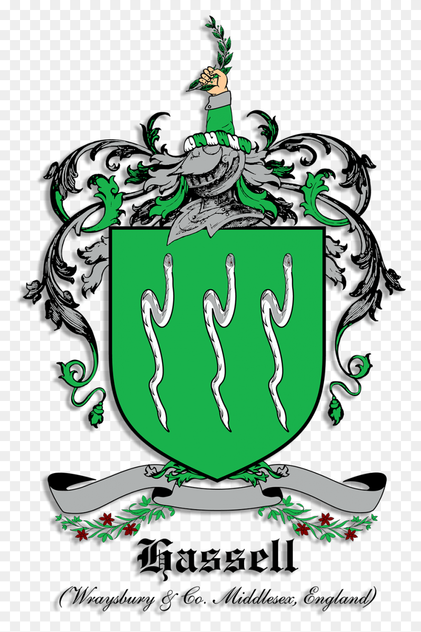 918x1414 Family Crest Hassell Coat Of Arms, Armor, Emblem, Symbol HD PNG Download