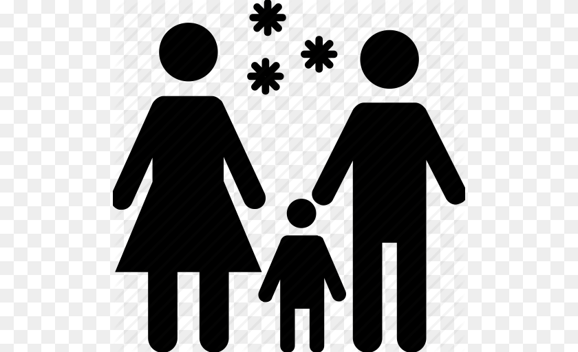 512x512 Family Day Family Event Family Fun Family Function Family, Person, Walking, Silhouette, Body Part Sticker PNG