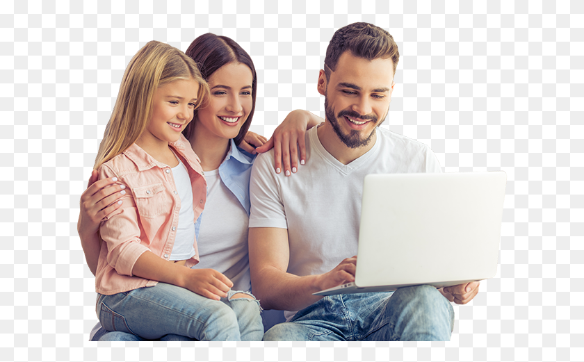 620x461 Family Family Internet, Person, Human, Pc HD PNG Download