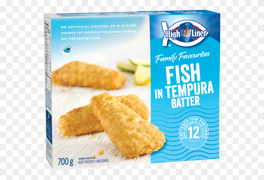 563x515 Family Favourites Fish In Tempura Batter High Liner Fish In Tempura Batter, Nuggets, Fried Chicken, Food HD PNG Download