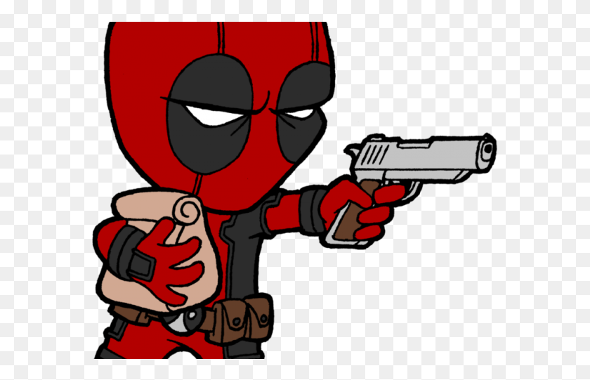 579x481 Гриффины Png Изображения Gun Imagenes De Deadpool Animado, Оружие Png