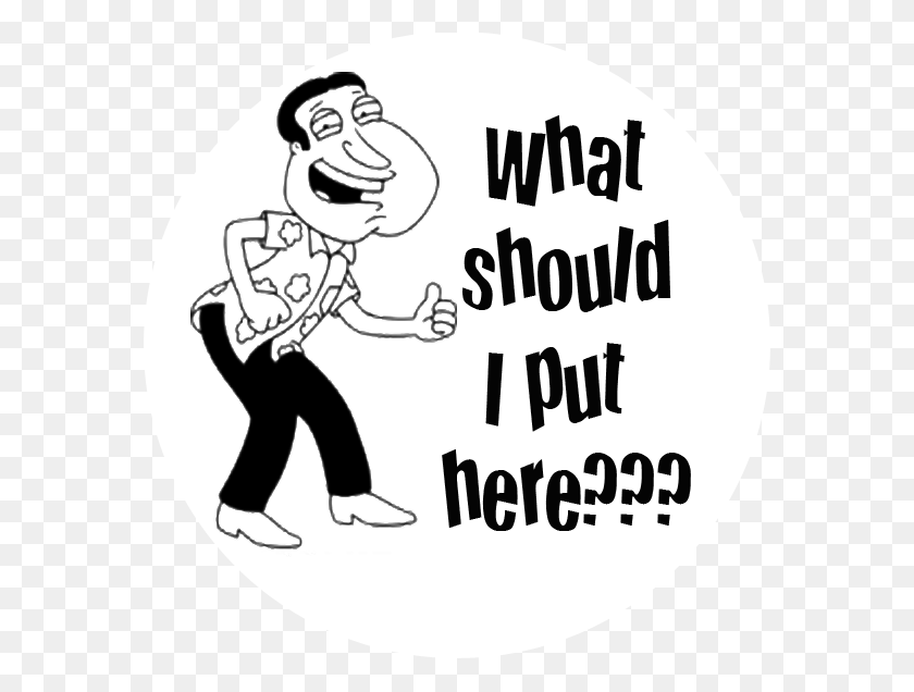 576x576 Family Guy Quagmire, Text, Person, Human HD PNG Download