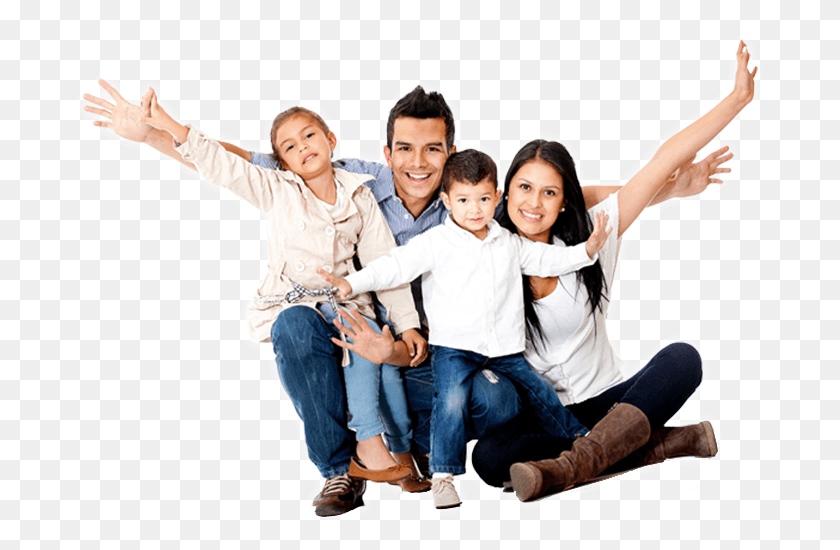 698x490 Family Happy Family, Shoe, Footwear, Clothing HD PNG Download