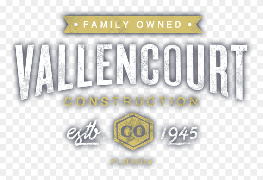 811x535 Family Owned Vallencourt Construction Co Vallencourt Construction Logo, Word, Text, Alphabet HD PNG Download