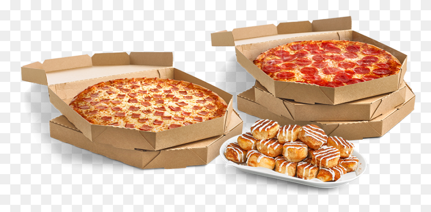 870x395 Family Packs Baked Goods, Pizza, Food HD PNG Download