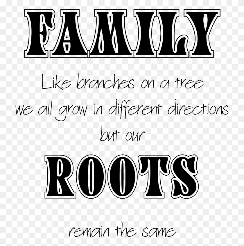 735x786 Family Quotes Creating Family Tree Quotes, Gray, World Of Warcraft HD PNG Download