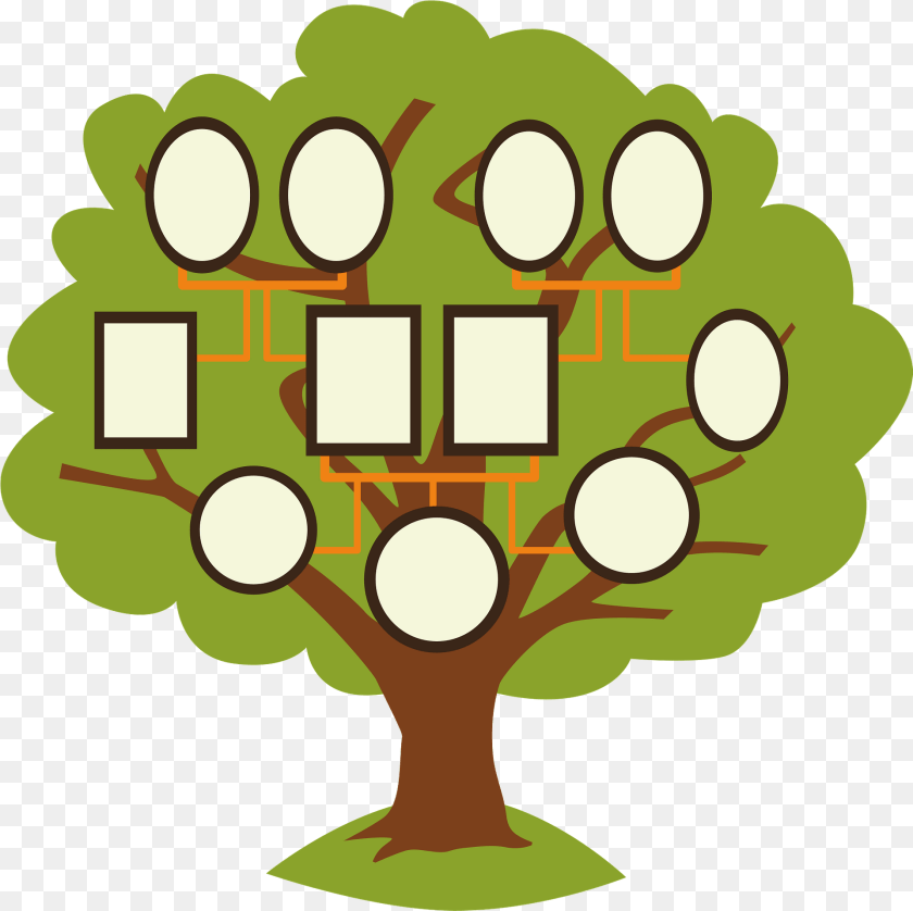 1921x1916 Family Tree Clipart Tree For Family Tree Clipart, Dynamite, Weapon, Neighborhood Sticker PNG