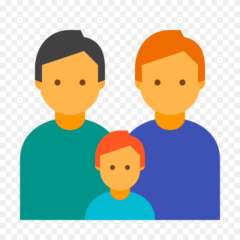 Family Two Men Icon, People, Portrait, Photography, Face Sticker PNG