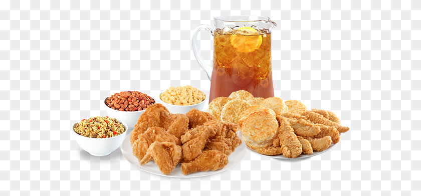 556x331 Family Variety Feast Breakfast Cereal, Fried Chicken, Food, Nuggets HD PNG Download