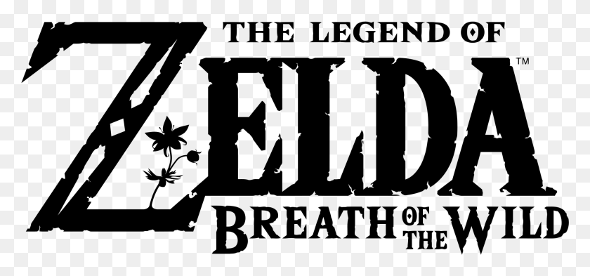 1995x854 Famitsu The Legend Of Zelda Legend Of Zelda Botw Logo, Gray, World Of Warcraft HD PNG Download
