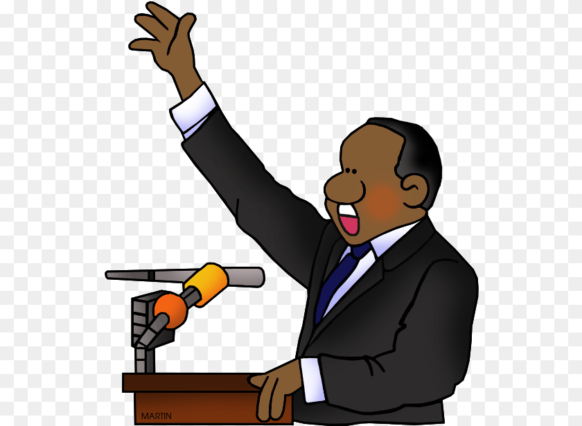 541x615 Famous People From Georgia Clip Art Martin Luther King, Person, Crowd, Electrical Device, Microphone Clipart PNG