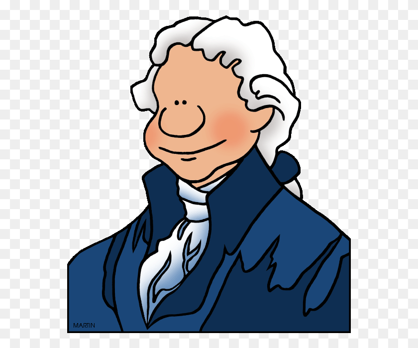 571x639 Famous People In Washington Dc Founding Father Clip Art, Clothing, Apparel, Bonnet HD PNG Download