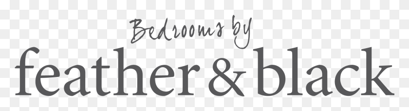 1969x426 Fampb Bedrooms By Logo Feather And Black Logo, Text, Alphabet, Symbol HD PNG Download